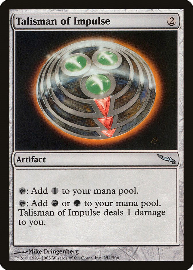 Talisman of Impulse [MRD - 254]
