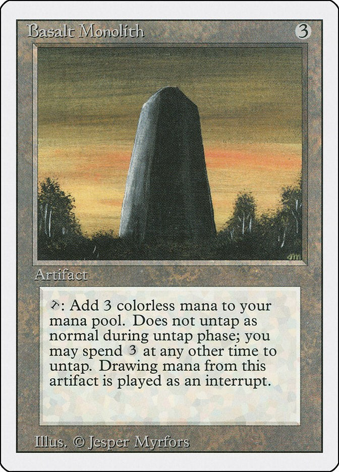 Basalt Monolith [3ED - N/A]