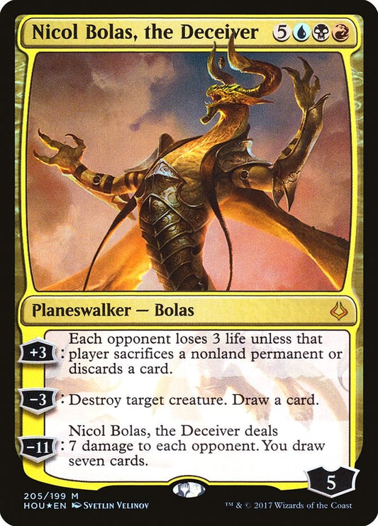 Nicol Bolas, the Deceiver [HOU - 205]