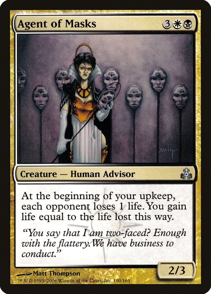 Agent of Masks [GPT - 100]