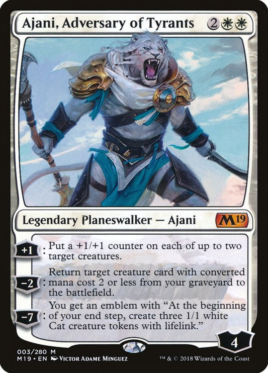Ajani, Adversary of Tyrants [M19 - 3]