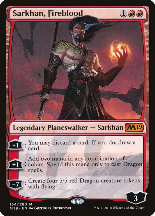 Sarkhan, Fireblood [M19 - 154]