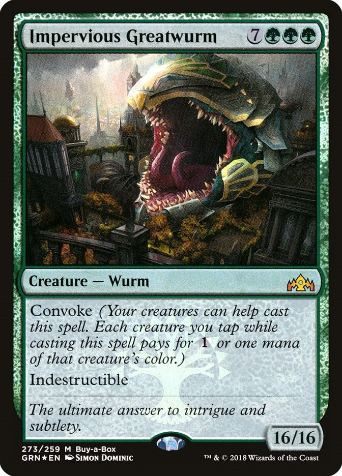 Impervious Greatwurm [BABP - 273]
