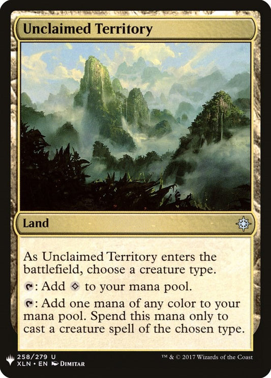 Unclaimed Territory [LIST - 258]