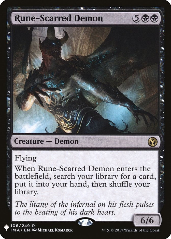 Rune-Scarred Demon [LIST - 106]