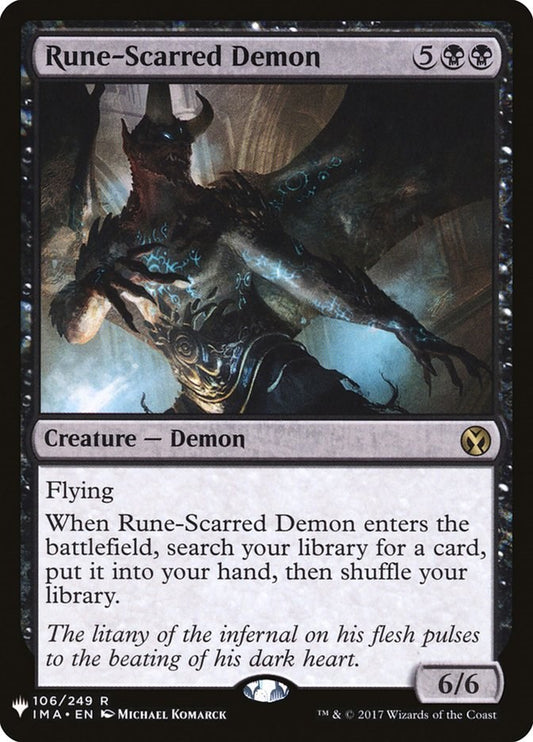 Rune-Scarred Demon [LIST - 106]