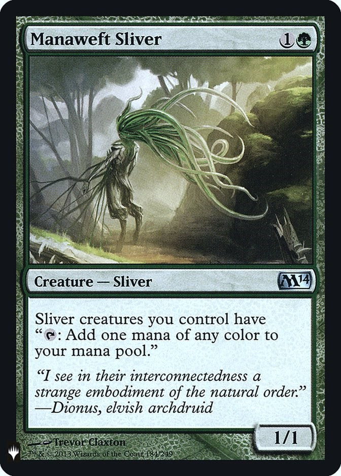 Manaweft Sliver (M14) [LIST - 184]