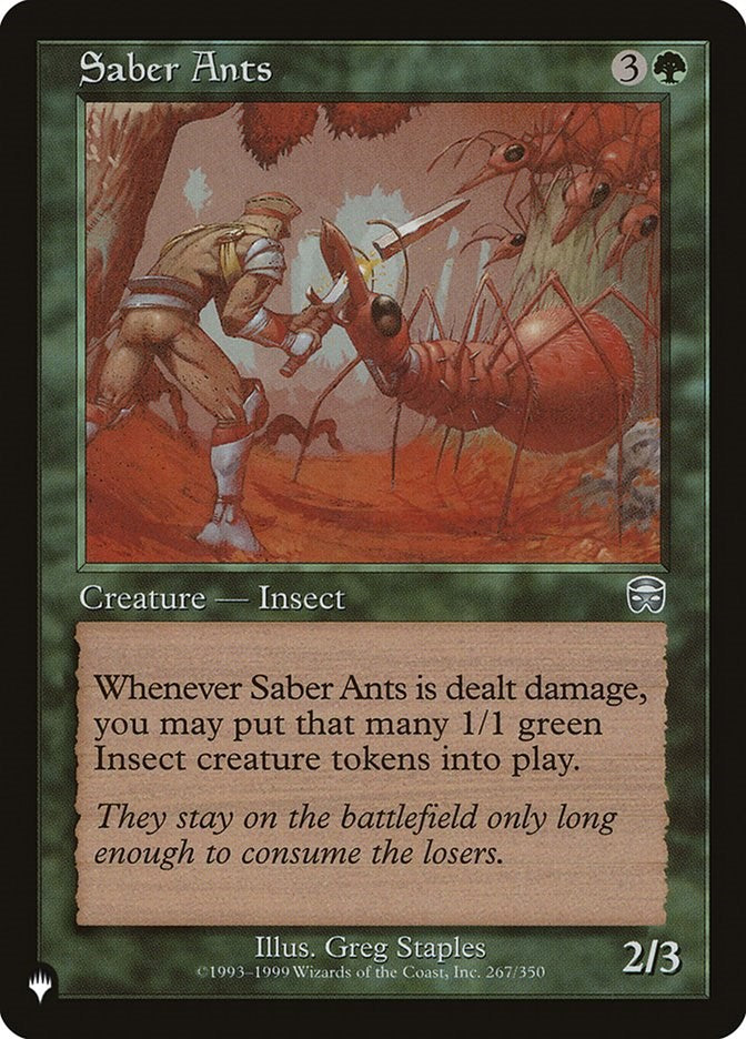 Saber Ants [LIST - 267/350]