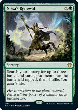 Nissa's Renewal [C21 - 201]