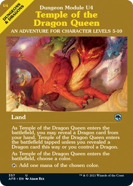 Temple of the Dragon Queen (Dungeon Module) [AFR - 357]