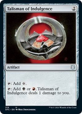 Talisman of Indulgence [AFC - 219]