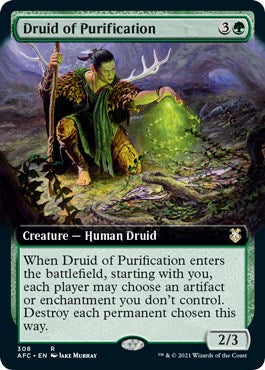 Druid of Purification (Extended Art) [AFC - 308]