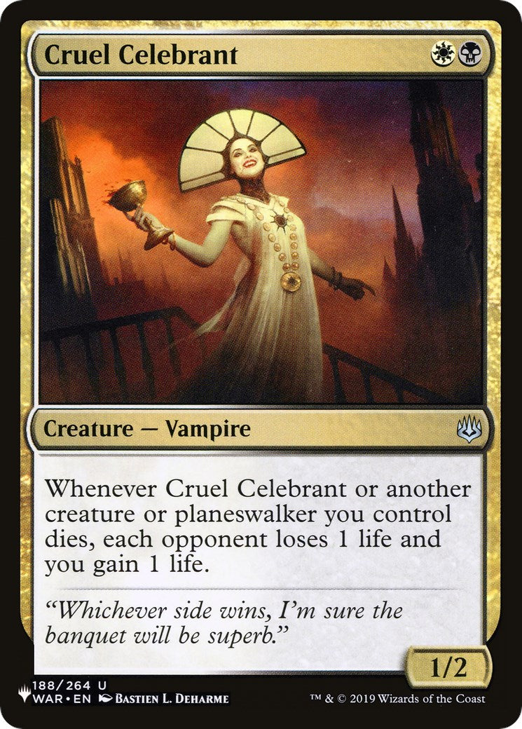 Cruel Celebrant [LIST - 188/264]