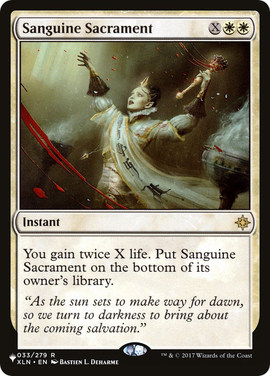 Sanguine Sacrament [LIST - 033/279]