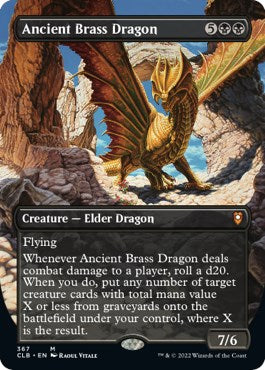 Ancient Brass Dragon (Borderless) [CLB - 367]