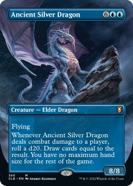 Ancient Silver Dragon (Borderless) [CLB - 366]