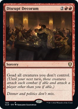 Disrupt Decorum [CLB - 789]