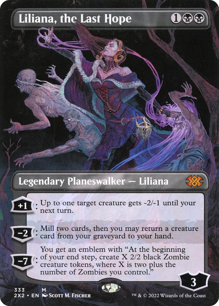 Liliana, the Last Hope (Borderless) [2X2 - 333]