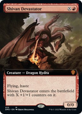 Shivan Devastator (Extended Art) [DMU - 410]