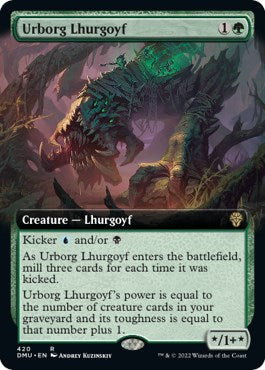Urborg Lhurgoyf (Extended Art) [DMU - 420]