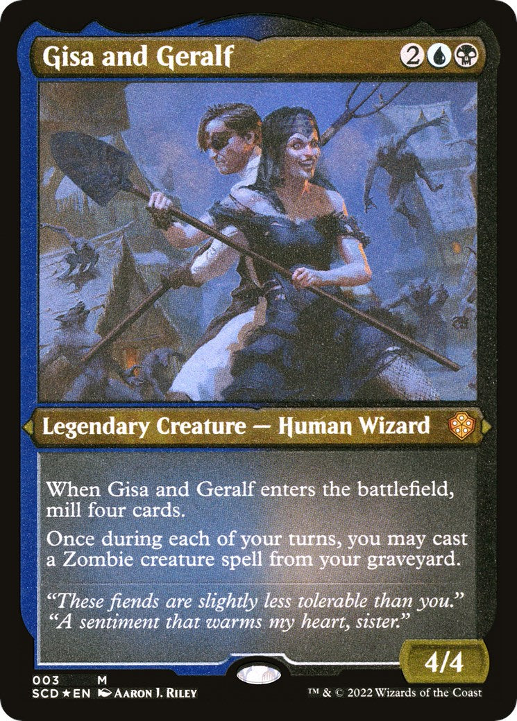 Gisa and Geralf (Foil Etched) [SCD - 3]