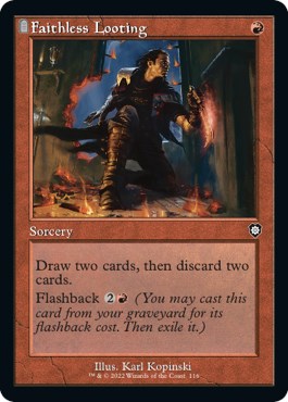 Faithless Looting (Retro Frame) [BRC - 116]