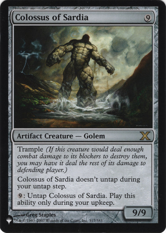 Colossus of Sardia [LIST - 317/383]