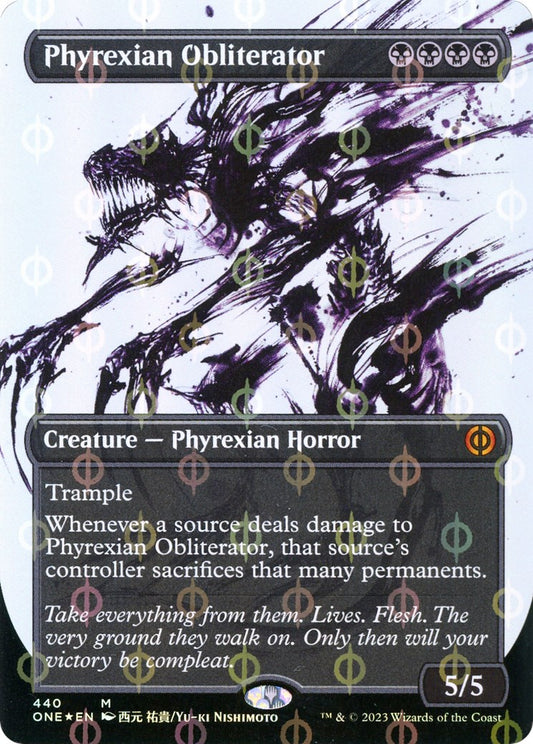 Phyrexian Obliterator (Showcase) (Step-and-Compleat Foil) [ONE - 440]