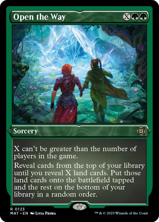 Open the Way (Foil Etched) [MAT - 123]