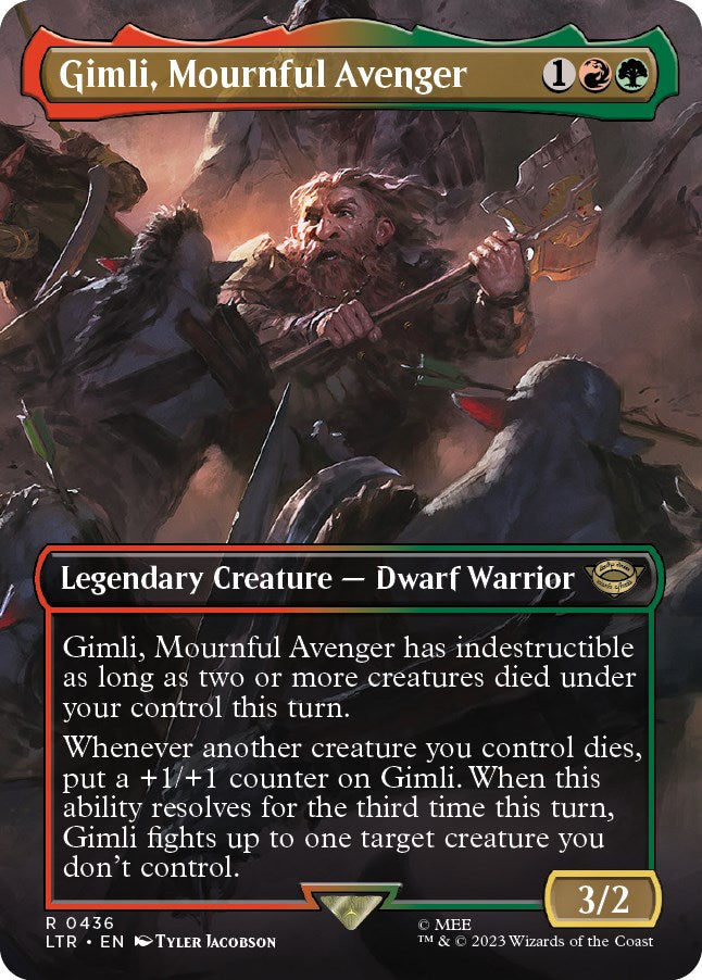 Gimli, Mournful Avenger (Borderless) [LTR - 436]