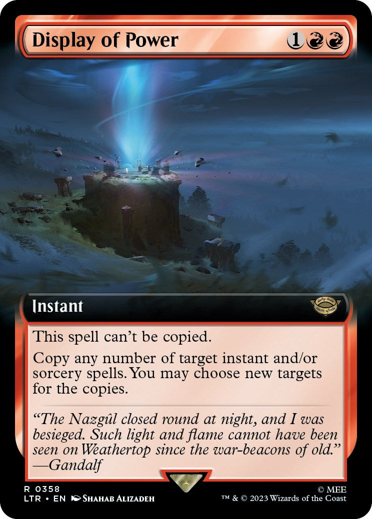 Display of Power (Extended Art) [LTR - 358]
