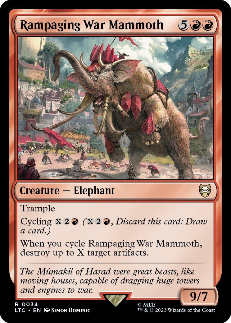Rampaging War Mammoth [LTC - 34]