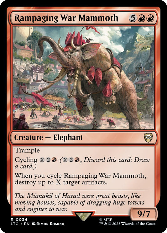 Rampaging War Mammoth [LTC - 34]