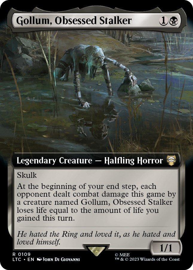 Gollum, Obsessed Stalker (Extended Art) [LTC - 109]