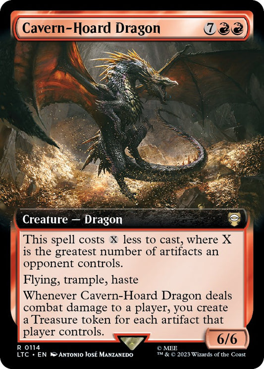 Cavern-Hoard Dragon (Extended Art) [LTC - 114]
