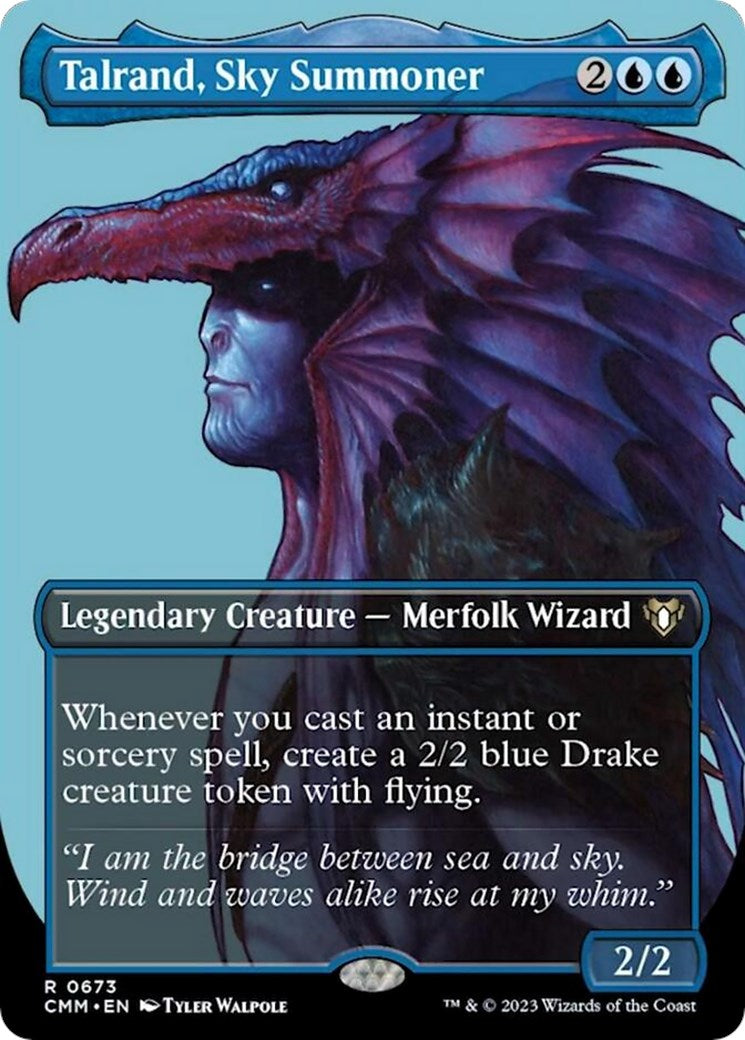 Talrand, Sky Summoner (Borderless) [CMM - 673]