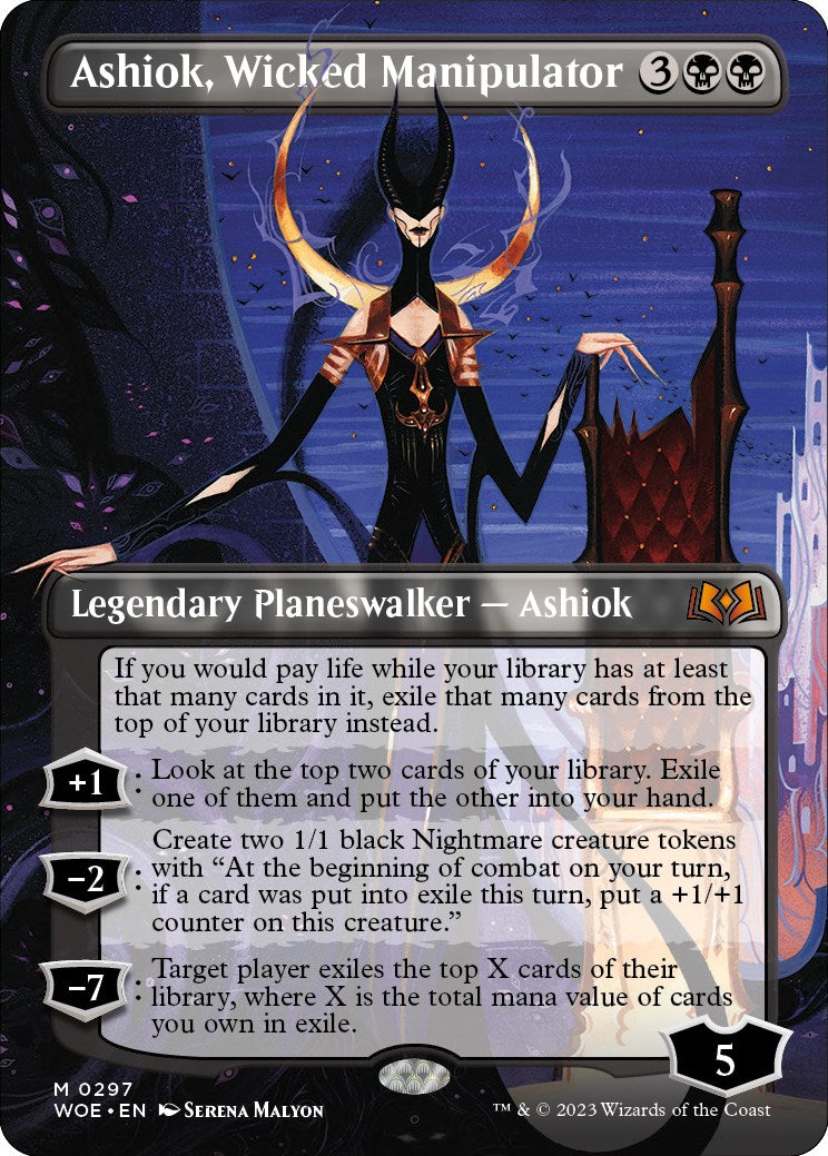 Ashiok, Wicked Manipulator (Borderless) [WOE - 297]