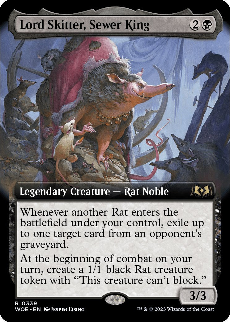 Lord Skitter, Sewer King (Extended Art) [WOE - 339]
