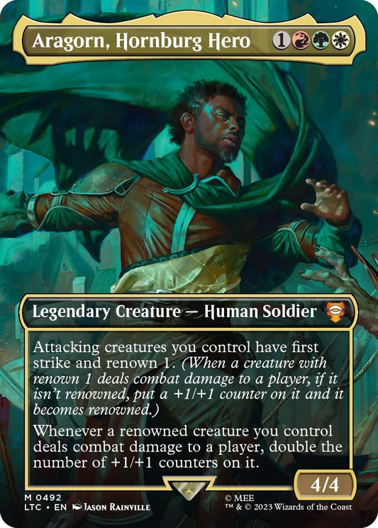 Aragorn, Hornburg Hero (Borderless) [LTC - 492]
