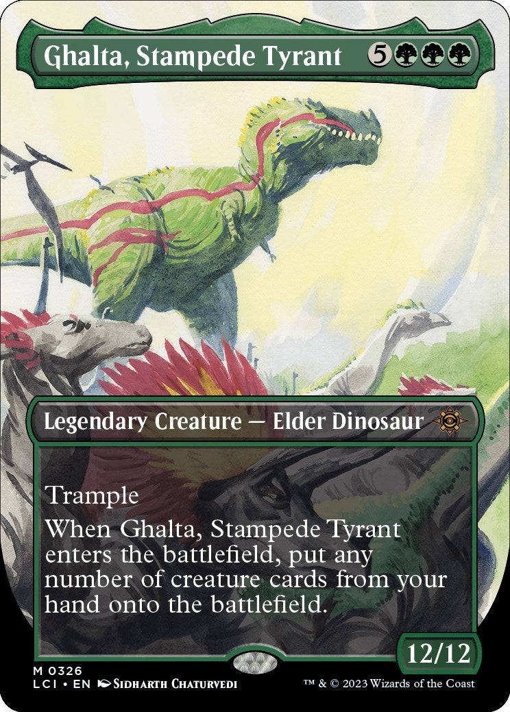 Ghalta, Stampede Tyrant (Borderless) [LCI - 326]