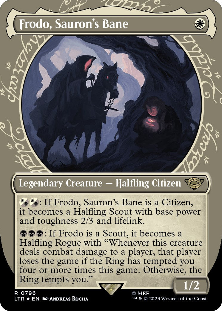 Frodo, Sauron's Bane (Showcase) (Surge Foil) [LTR - 796]