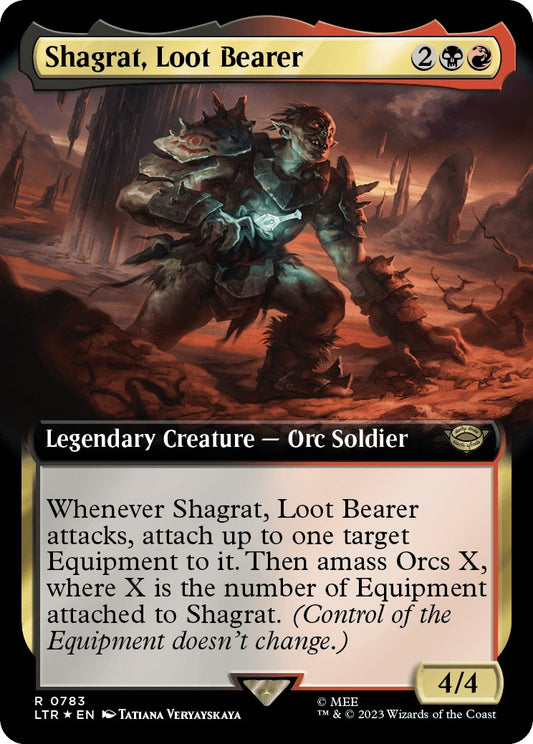 Shagrat, Loot Bearer (Extended Art) (Surge Foil) [LTR - 783]