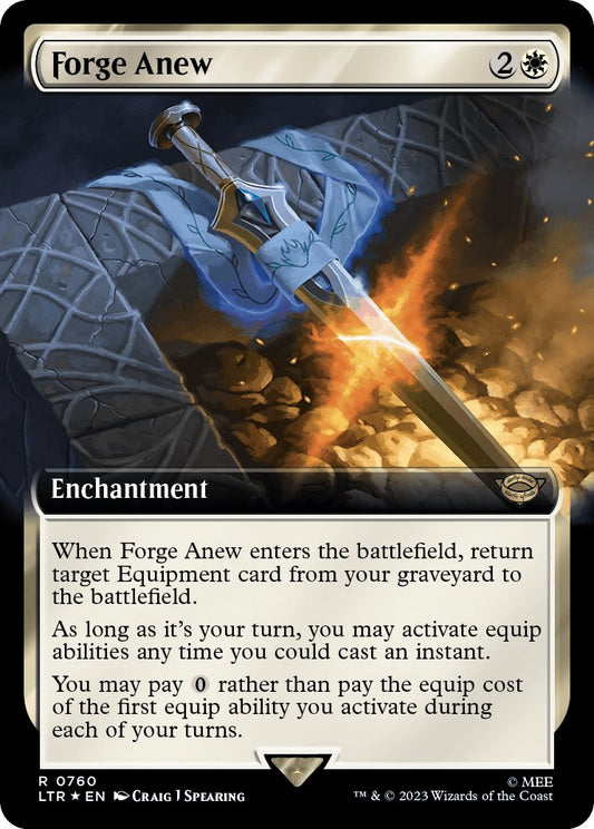 Forge Anew (Extended Art) (Surge Foil) [LTR - 760]