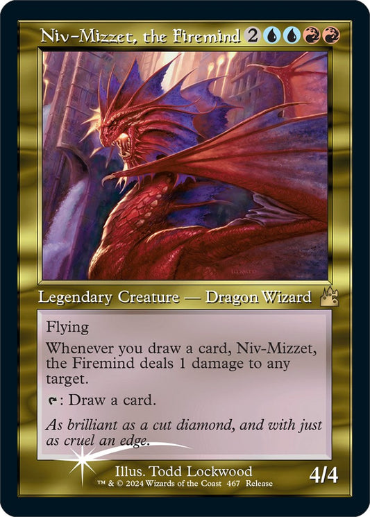 Niv-Mizzet, the Firemind (Retro Frame) [LARP - 467]