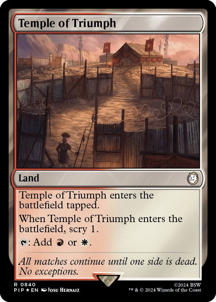 Temple of Triumph (Surge Foil) [PIP - 840]