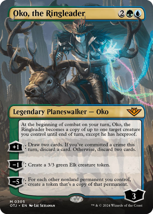 Oko, the Ringleader (Borderless) [OTJ - 305]
