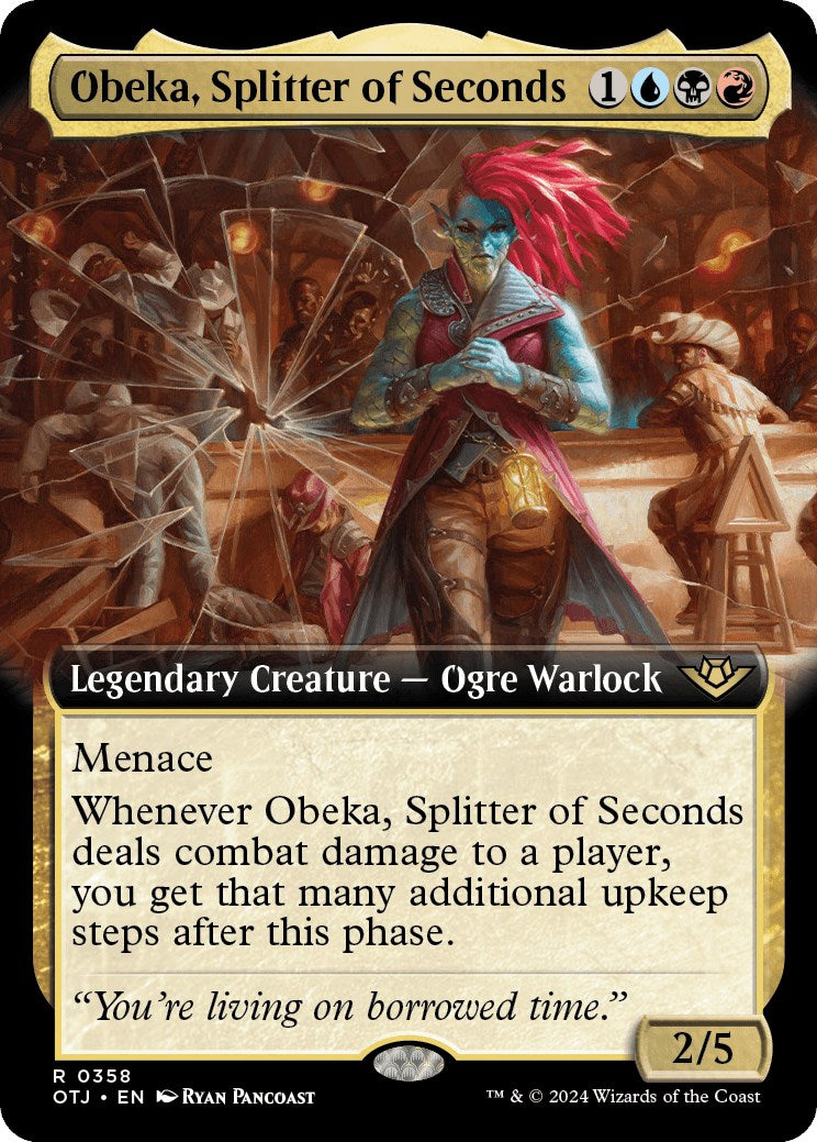 Obeka, Splitter of Seconds (Extended Art) [OTJ - 358]