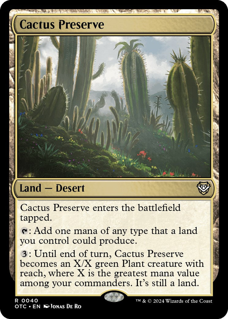 Cactus Preserve [OTC - 40]