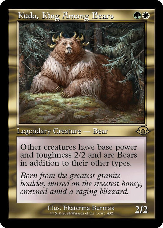 Kudo, King Among Bears (Retro Frame) [MH3 - 432]