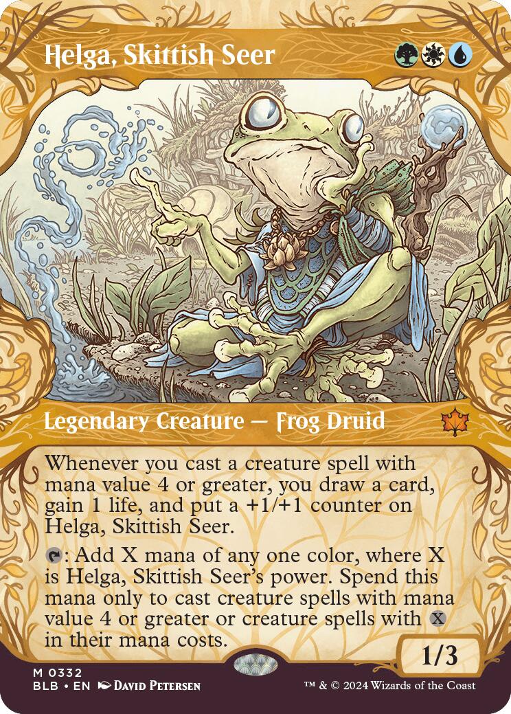 Helga, Skittish Seer (Showcase) [BLB - 332]